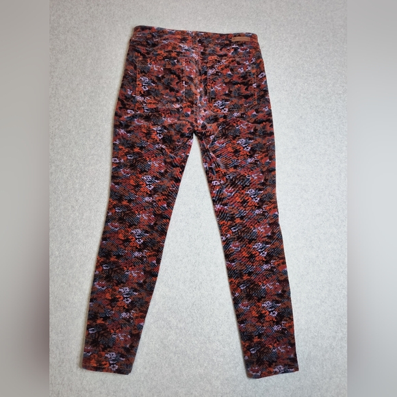 Anthropologie Pilcro & The Letterpress Corduroy Floral Jeans Women's - Picture 3 of 13